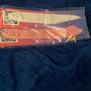 Pink and White Necklace Set